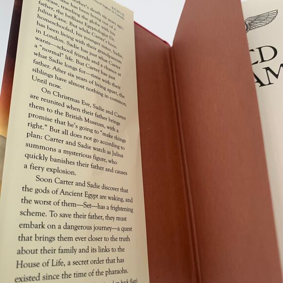 The Red Pyramid by Rick Riordan Hardcover Book 1 First Edition, First Printing - Picture 11 of 15